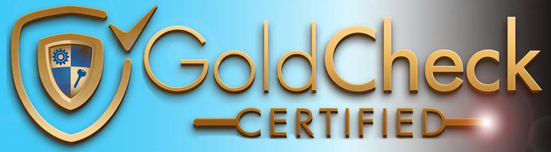 Gold Check Logo - Gold Check Certified