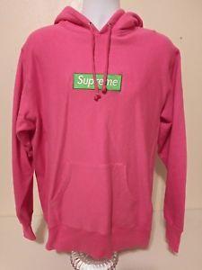 Pink Supreme Hoodie Box Logo - Supreme Box Logo Hoodie Sweatshirt Medium M Magenta Pink FW17 | eBay