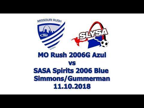 Sasa Spirits Logo - MO Rush 06G Azul vs SASA Spirits 06 Blue Simmons/Gummerman - 11.10 ...