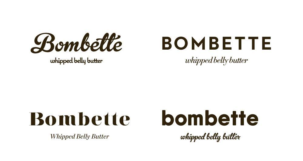 Cosmetic Brand Logo - Bombette Logo & Packaging