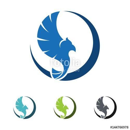 Crescent Moon Logo - Fly Bird Logo, Bird Crescent Moon Logo, Crescent Moon Design Logo ...