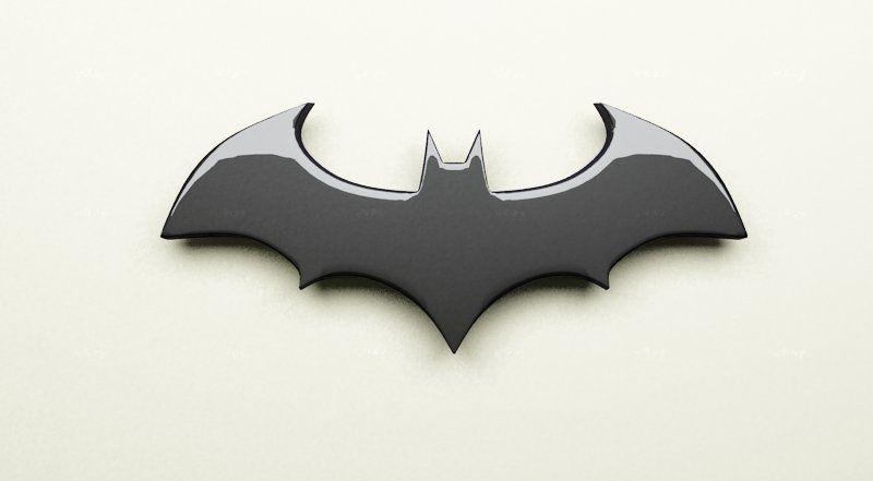 Batman Arkham Logo - Batman Arkham City Logo 3D Model in Other 3DExport