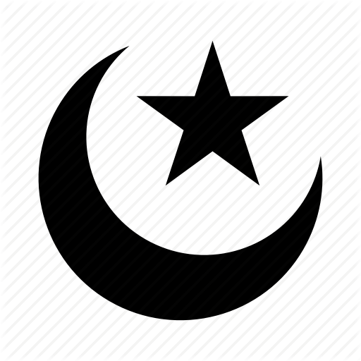 Crescent Moon Logo - Crescent, crescent moon, islam, islamicicon, muslim, religion, star icon