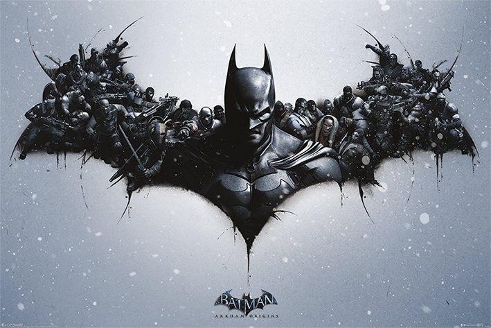 Batman Arkham Logo - BATMAN ARKHAM ORIGINS - logo Poster | Sold at Europosters