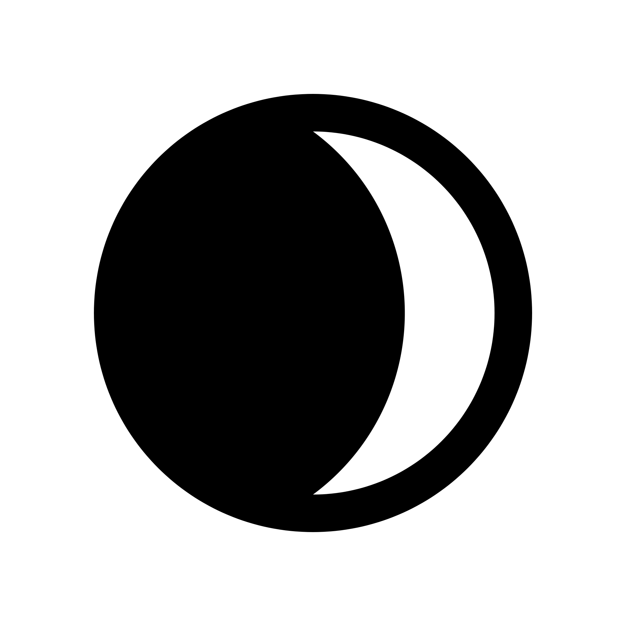 Crescent Moon Logo - Waxing Crescent Moon Clipart