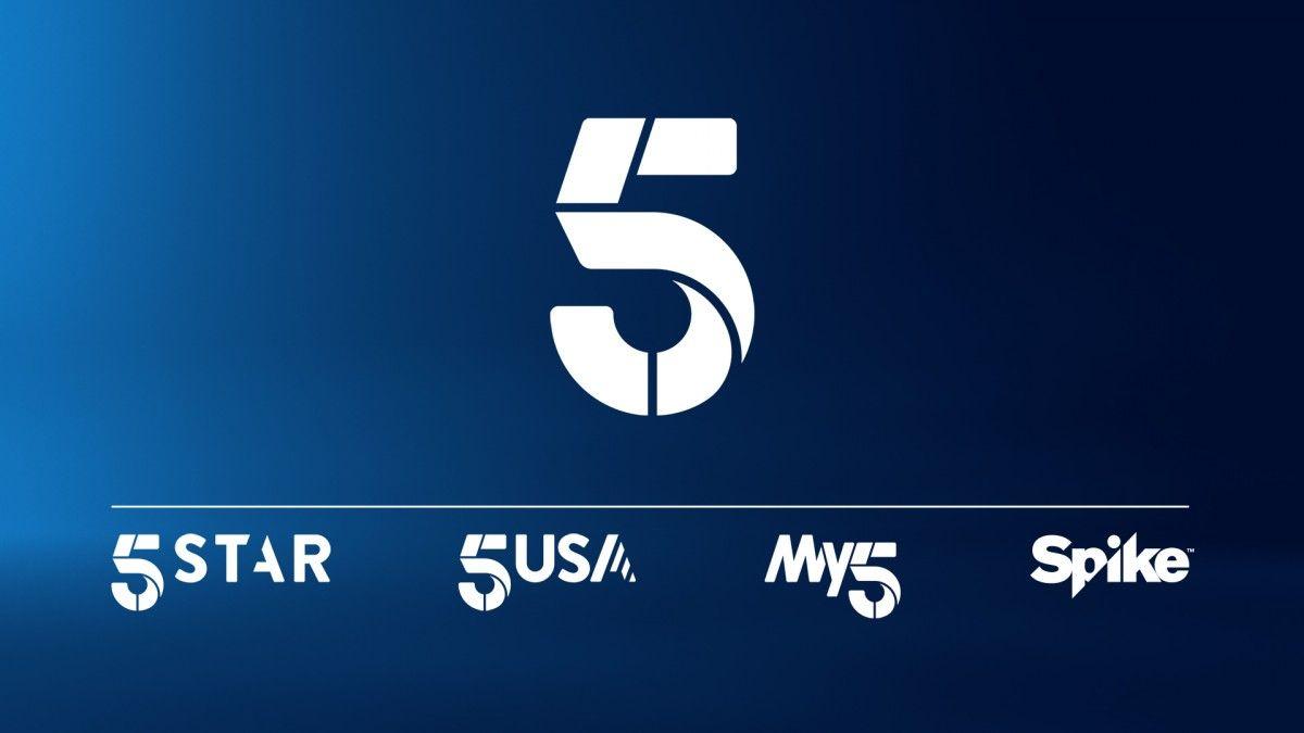 Blue TV Logo - New Channel 5 logo and rebrand - Creative Review