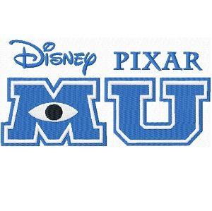 Disney Pixar Monsters University Logo - Logo Monster University Iron on patch