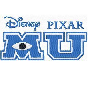 Monsters University Logo - Logo Monster University Iron on patch