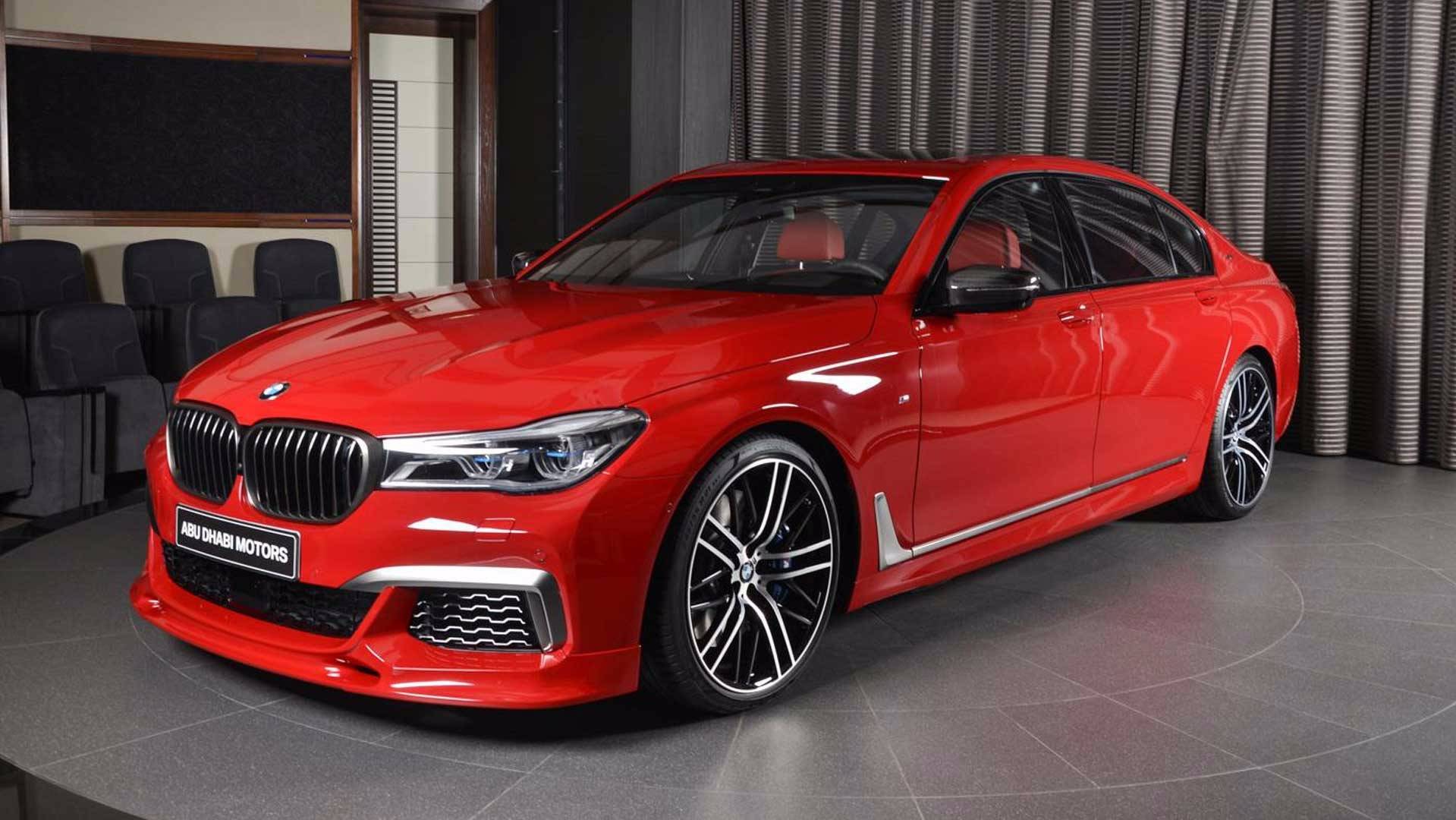 BMW Red Car Logo - This Arrest-Me-Red BMW M760Li xDrive Is An Attention Getter
