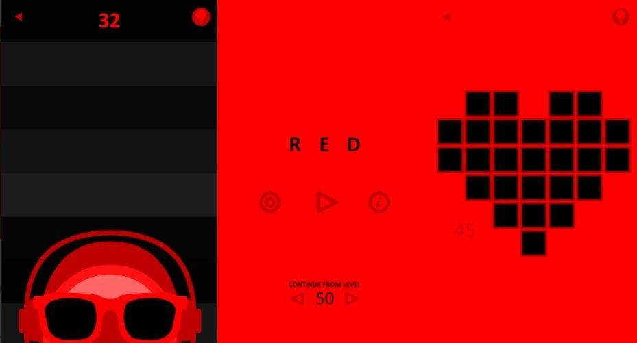 Mental Gaming Red Logo - Red review minimalist, yet fascinating puzzle game