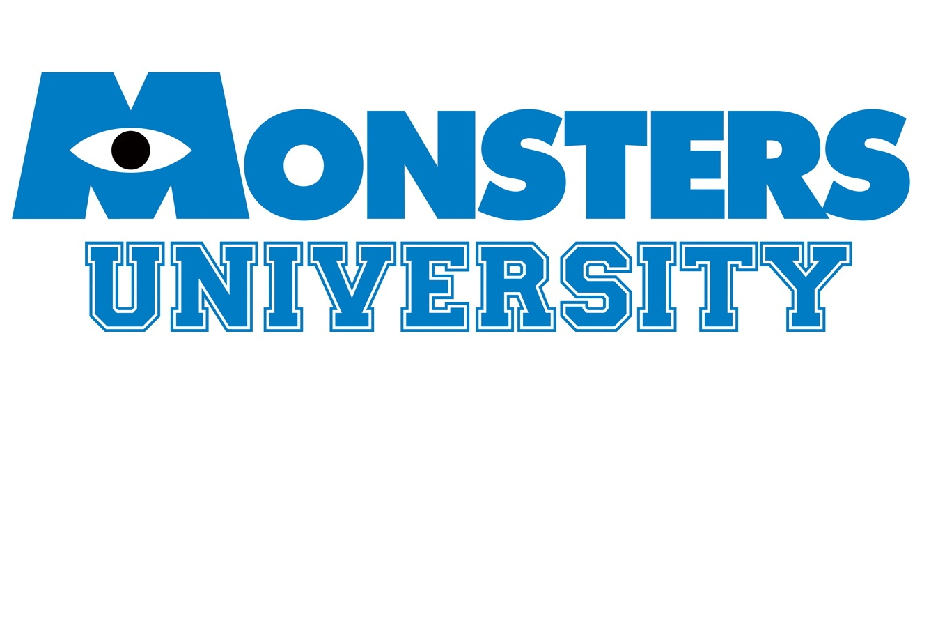 Monsters U Logo - MonstersU | Our Schools | Monster university, Monsters inc., disney ...