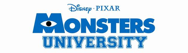 Monsters U Logo - Disney/Pixar's MONSTERS UNIVERSITY Full Voice Cast revealed ...