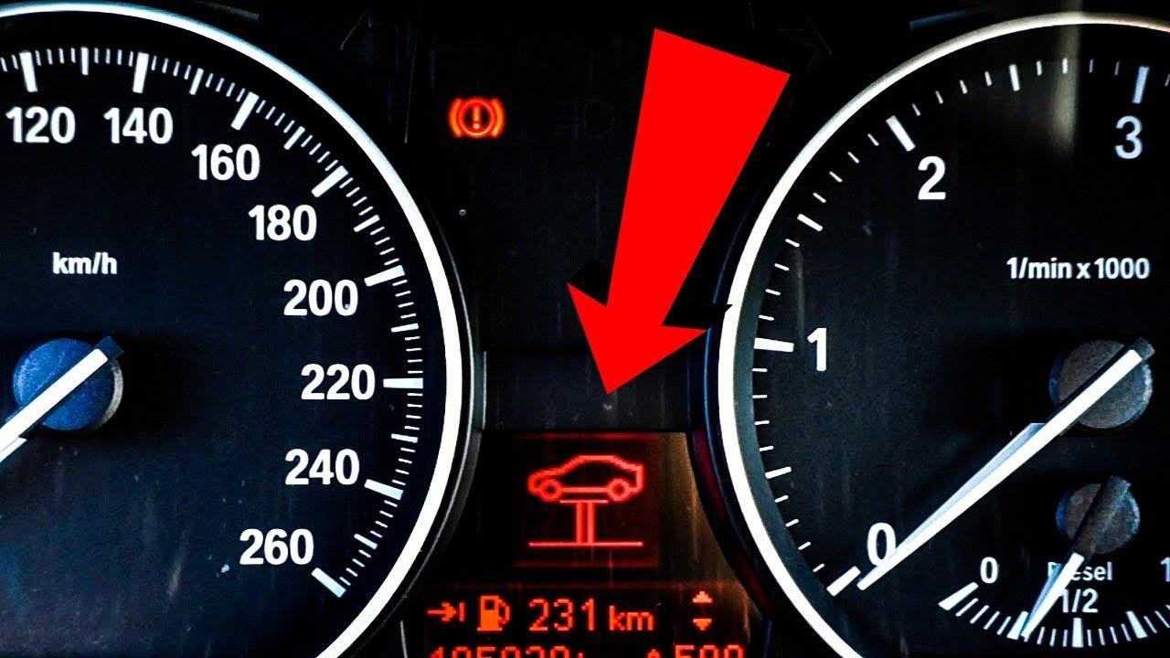 BMW Red Car Logo - Red car on lift gate error BMW E90 (2 minutes diagnostics)
