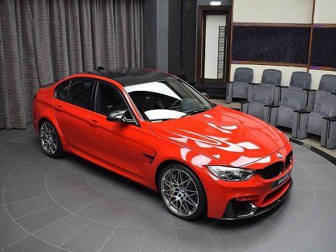 BMW Red Car Logo - BMW M3 Looks Amazing Wearing Ferrari Red Paint - YouTube