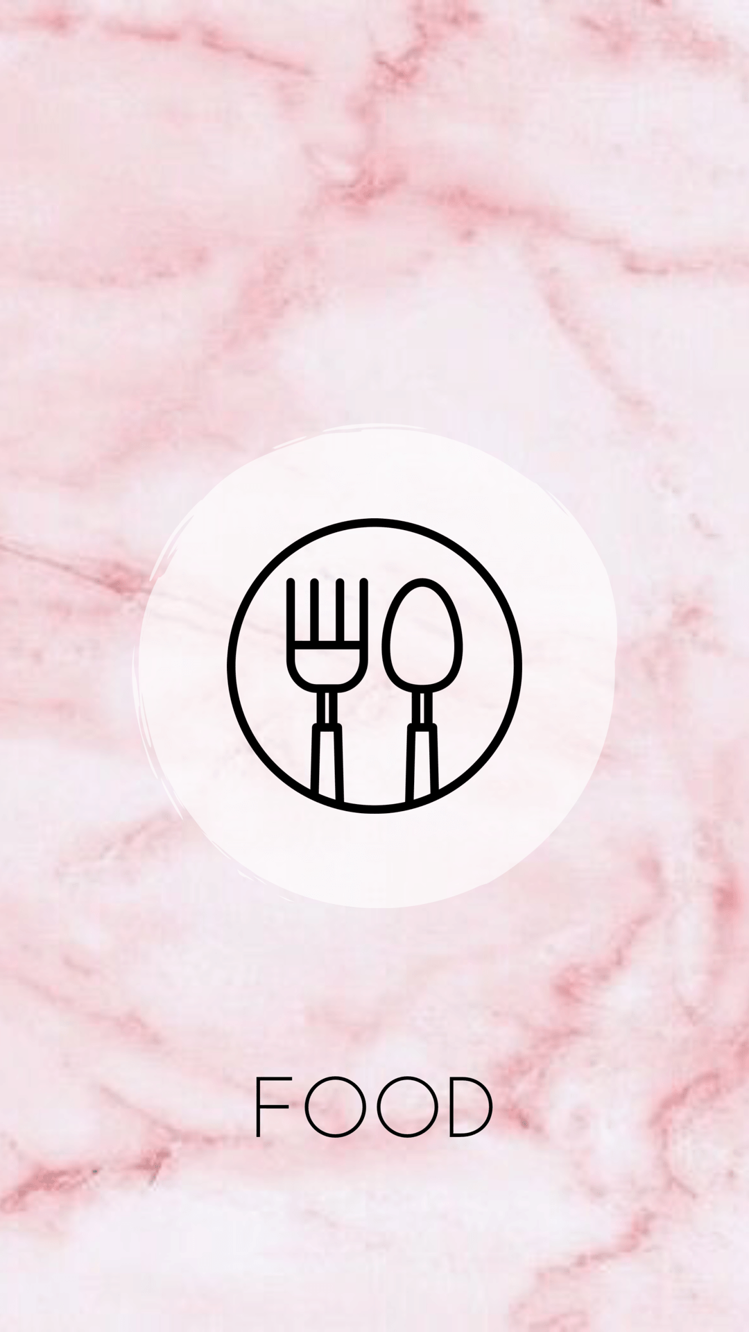 Instagram Instagram Logo - Highlight cover - Food Pink and Floral Theme. | Free Instagram ...