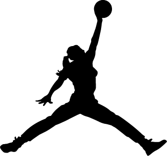 Women's Basketball Logo - Girl Basketball Players Sticker - Car Stickers | Basketball ...