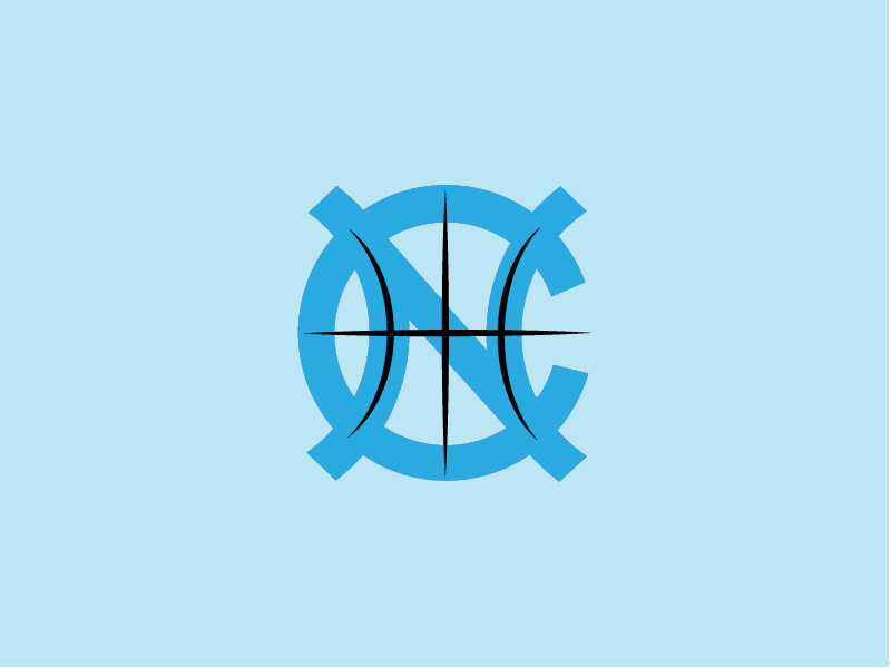 Women's Basketball Logo - UNC Women's Basketball Logo by Daniela Madriz | Dribbble | Dribbble