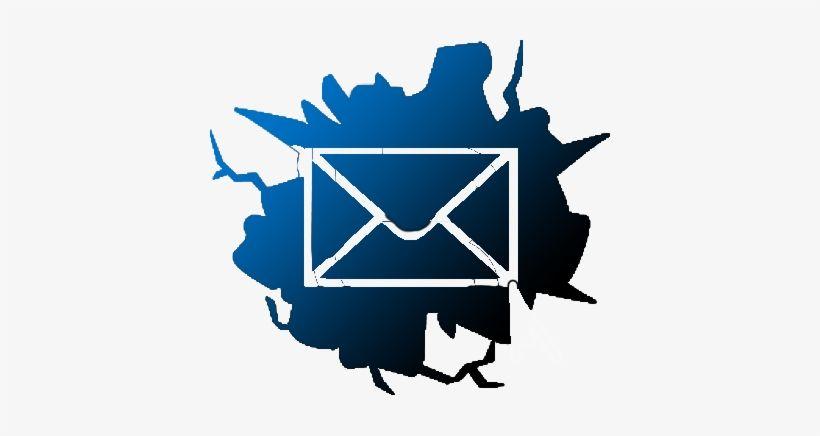Cracked Email Logo - Email Logo Cracked Transparent PNG