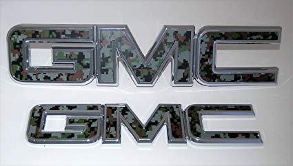 Camo GMC Logo - Amazon.com: 2014 - 2017 GMC Sierra 1500 Camo grille and tailgate ...