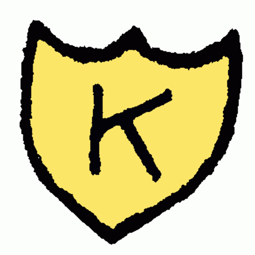 Kurt Cobain Logo - Kurt Cobain had a very crude tattoo of this K logo on his arm when I ...