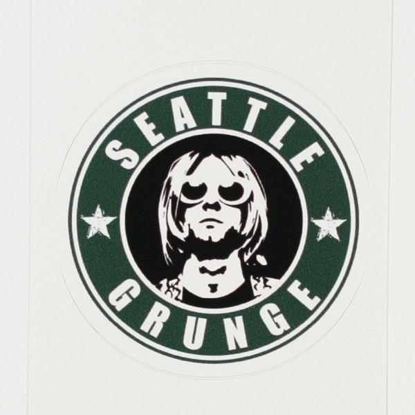 Kurt Cobain Logo - Kurt Cobain - Seattle Grunge (Sticker) - Amoeba Music