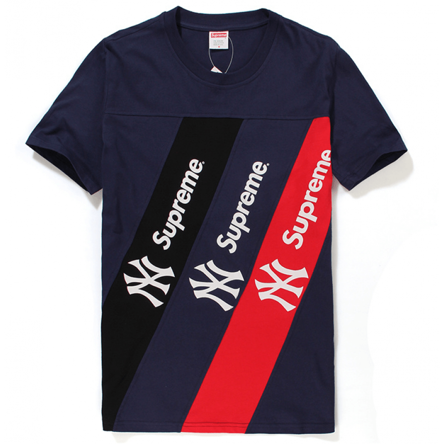 今日の超目玉】 Supreme XL 紺 Navy Tee Logo Box Tシャツ/カットソー 