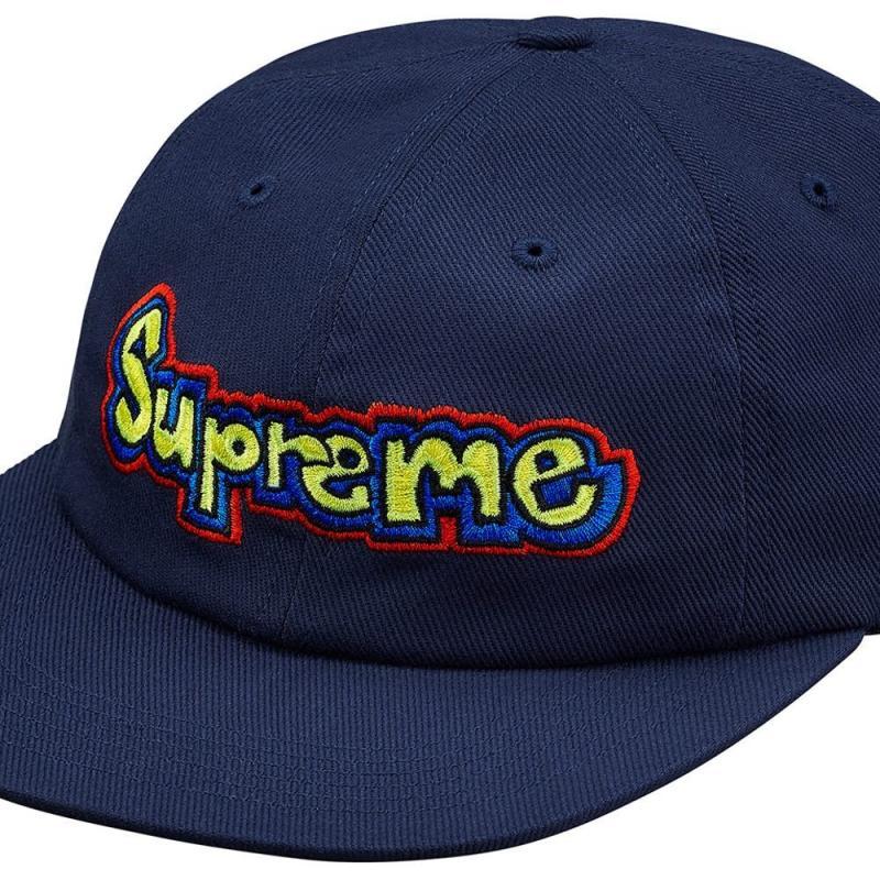 Navy Blue Supreme Logo - Supreme Gonz Logo 6 Panel Cap SS18 HAT NAVY Blue • Hats • Strictlypreme
