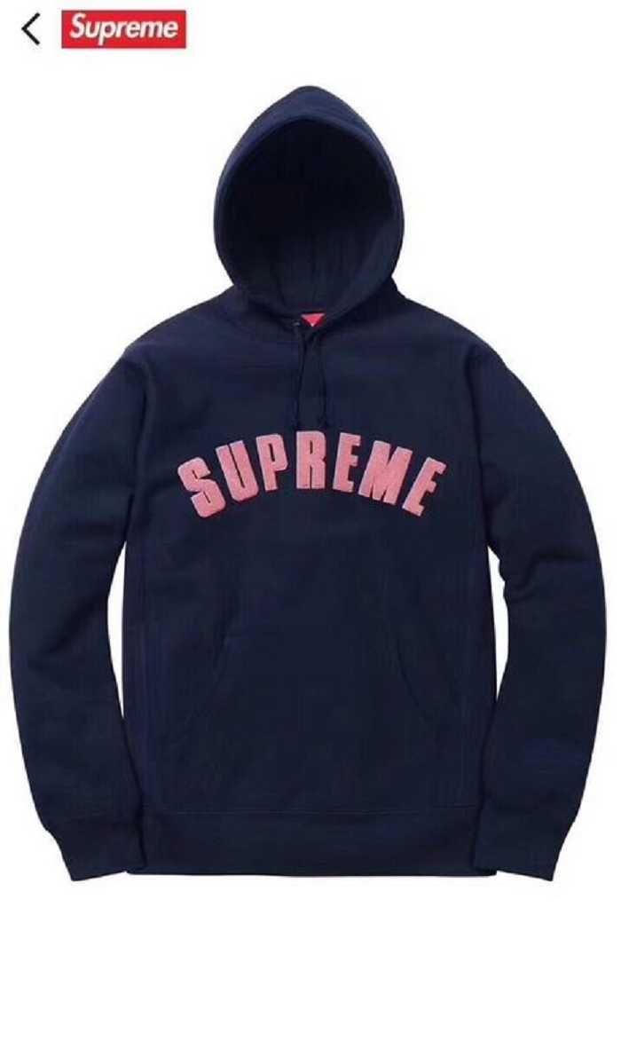Navy Blue Supreme Logo - Wholesale buying and hoodie Superme 17ss Chenille Logos Navy Blue ...