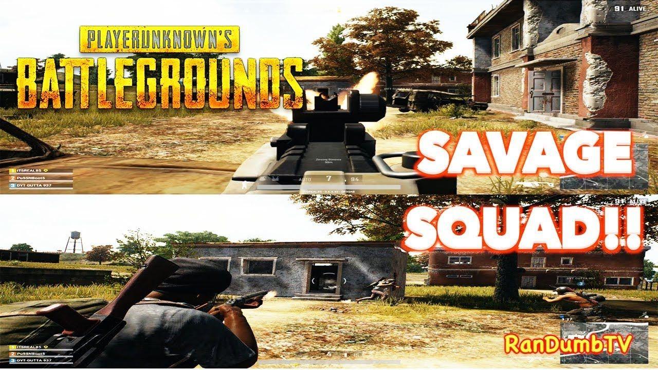 Savage Squad Gun Logo - PUBG W/THE SAVAGE SQUAD | SPLIT SCREEN - YouTube