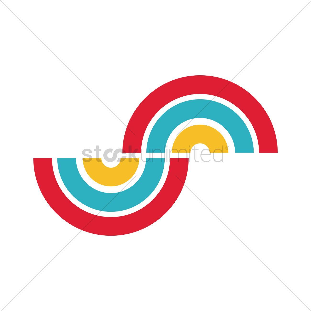 Orange Semicircle Logo - Semicircle logo element Vector Image - 1627662 | StockUnlimited