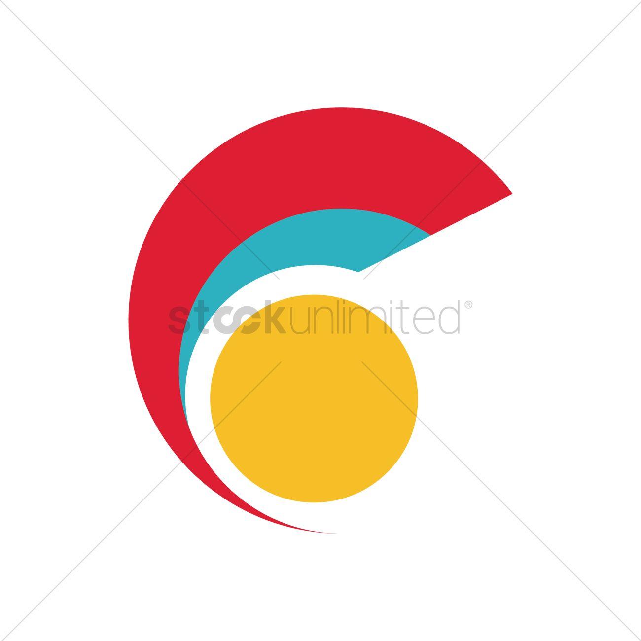 Orange Semicircle Logo - Semicircle logo element Vector Image - 1627664 | StockUnlimited