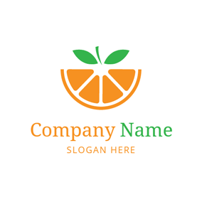 Orange Semicircle Logo - Free Orange Logo Designs. DesignEvo Logo Maker