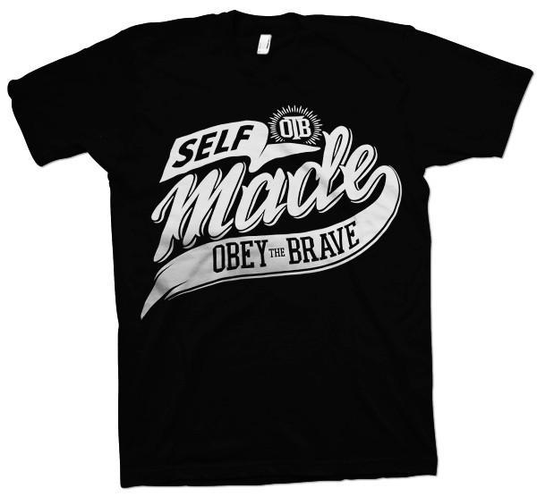 Obey the Brave Logo - Obey The Brave Made (T Shirt)
