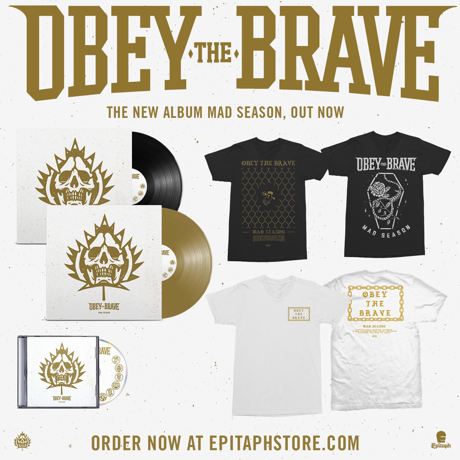 Obey the Brave Logo - OBEY THE BRAVE. 'MAD SEASON' OUT NOW