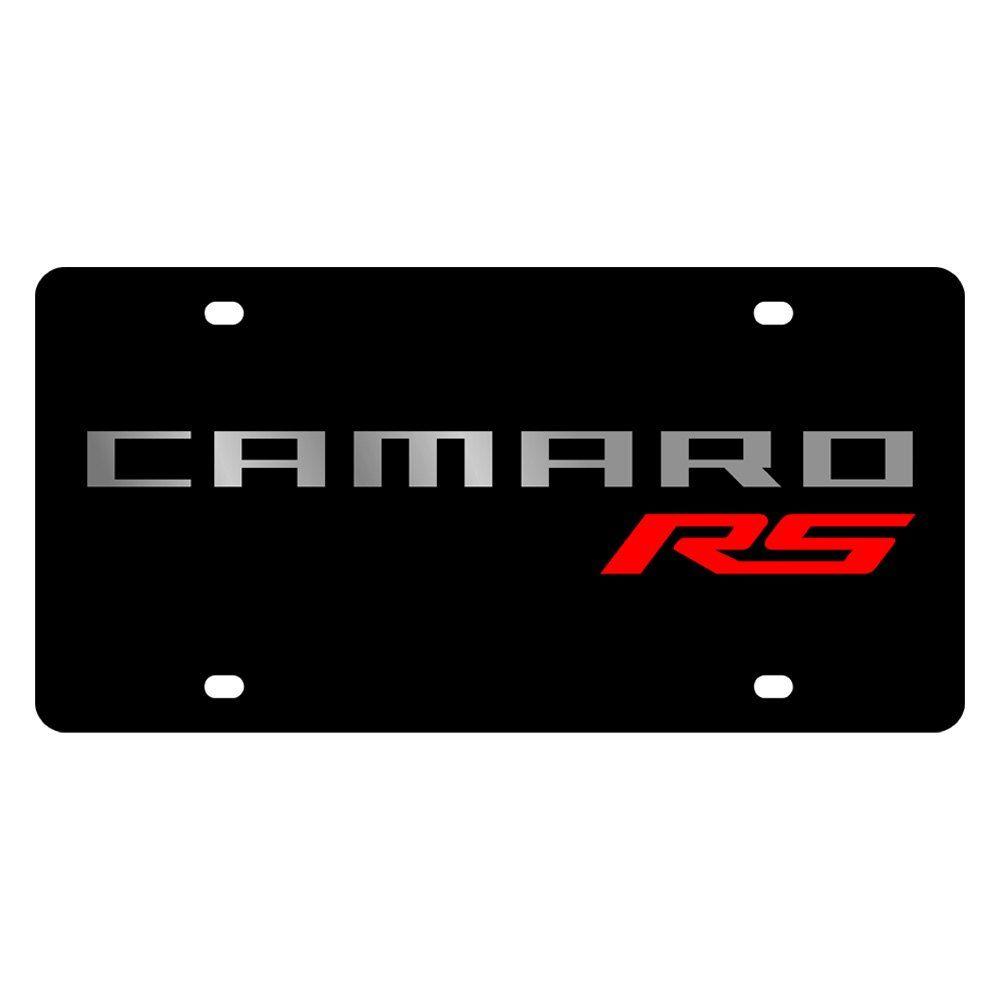 Camaro RS Logo - Eurosport Daytona® License Plate with Camaro RS Logo