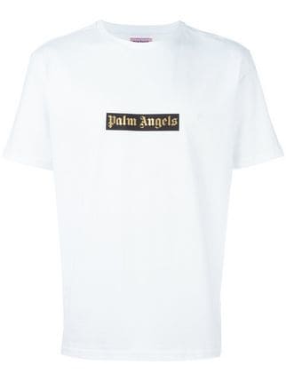 Angels Box Logo - Palm Angels Box Logo Print T-shirt - Farfetch