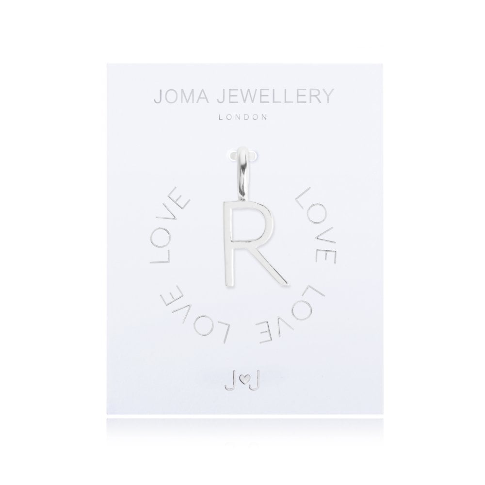 Silver R Logo - Joma Jewellery Silver R Charm