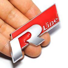 Silver R Logo - Silver R Logo Badge Chrome Black Red Flag Emblem Self-adhesive ...