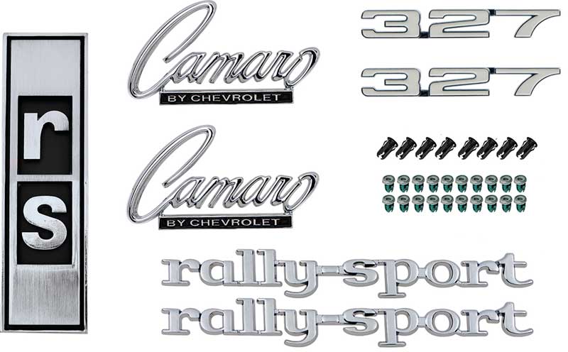 Camaro RS Logo - Chevrolet Camaro Parts. *R1076 Camaro RS with 327