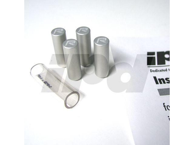 Silver R Logo - 111323 - Door Lock Pin Set - Silver with 