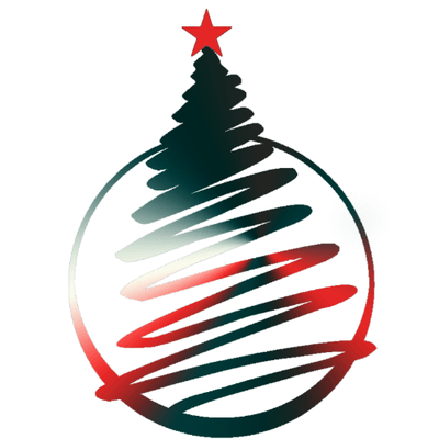 Christmas Tree Logo - Nordmann Fir Real Christmas Tree. Pines and Needles