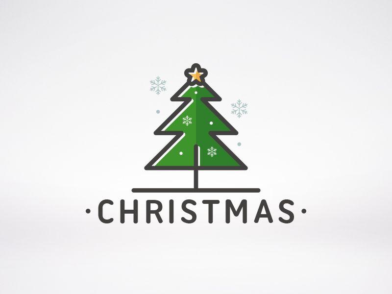 Christmas Tree Logo - Christmas Tree Logo by Alberto Bernabe | Dribbble | Dribbble