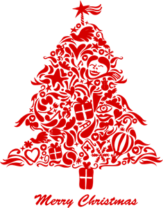 Christmas Tree Logo - graffiti christmas tree Logo Vector (.AI) Free Download