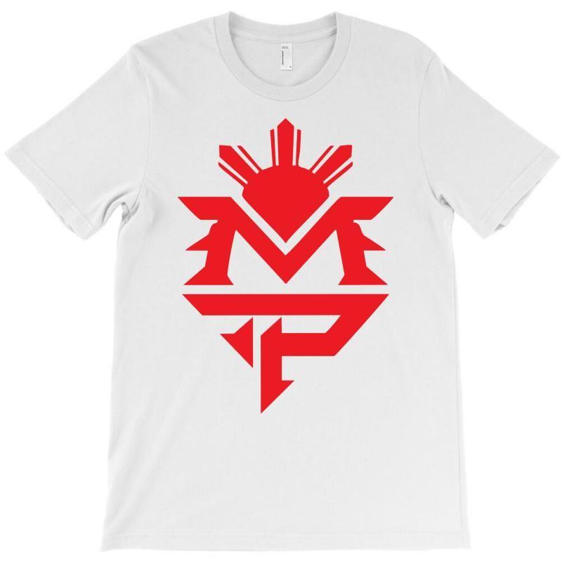 Cool MP Logo - Custom Manny Pacquiao Red Mp Logo Boxer Sports T-shirt By Hezz Art ...