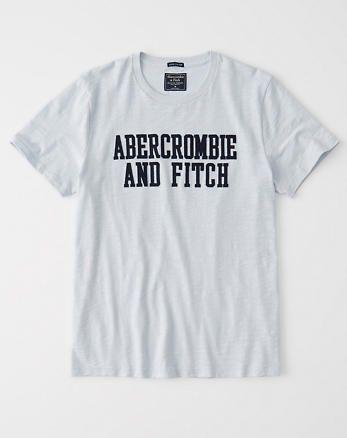 Abercrombie Clothing Logo - Mens Graphic Tees. Clearance. Abercrombie & Fitch