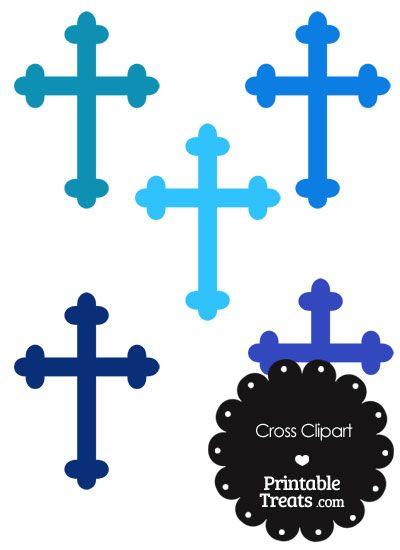 Printable Blue Cross Logo - Cross Clipart in Shades of Blue. Printable. Cross clipart, Clip