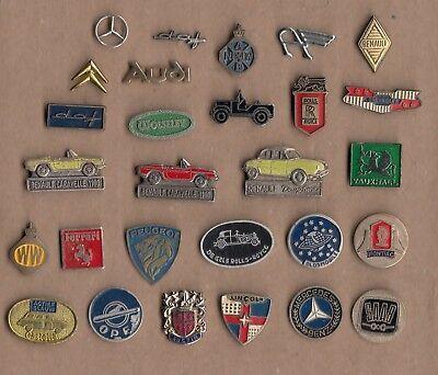 1960'S Car Logo - JOB LOT COLLECTION Vintage CAR Logo pin badges 1960s OPEL SAAB ...