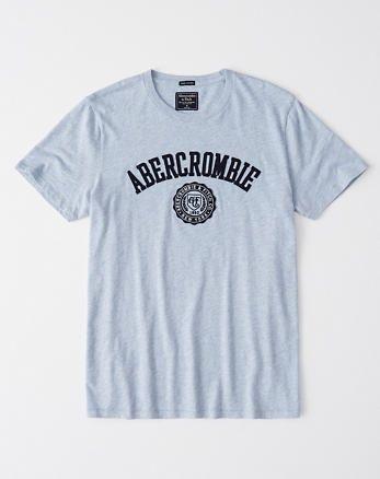 Abercrombie Clothing Logo - Mens Graphic Tees | Clearance | Abercrombie & Fitch