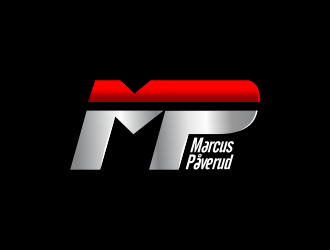 Red MP Logo - M P Marcus Påverud logo design - Freelancelogodesign.com