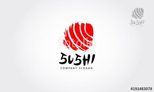 Asian Company Logo - Sushi vector logo illustration is a multipurpose logo template, can